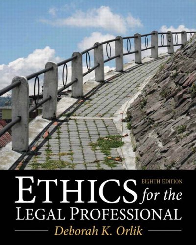 Ethics for the Legal Professional 8th Edition (Online Access)