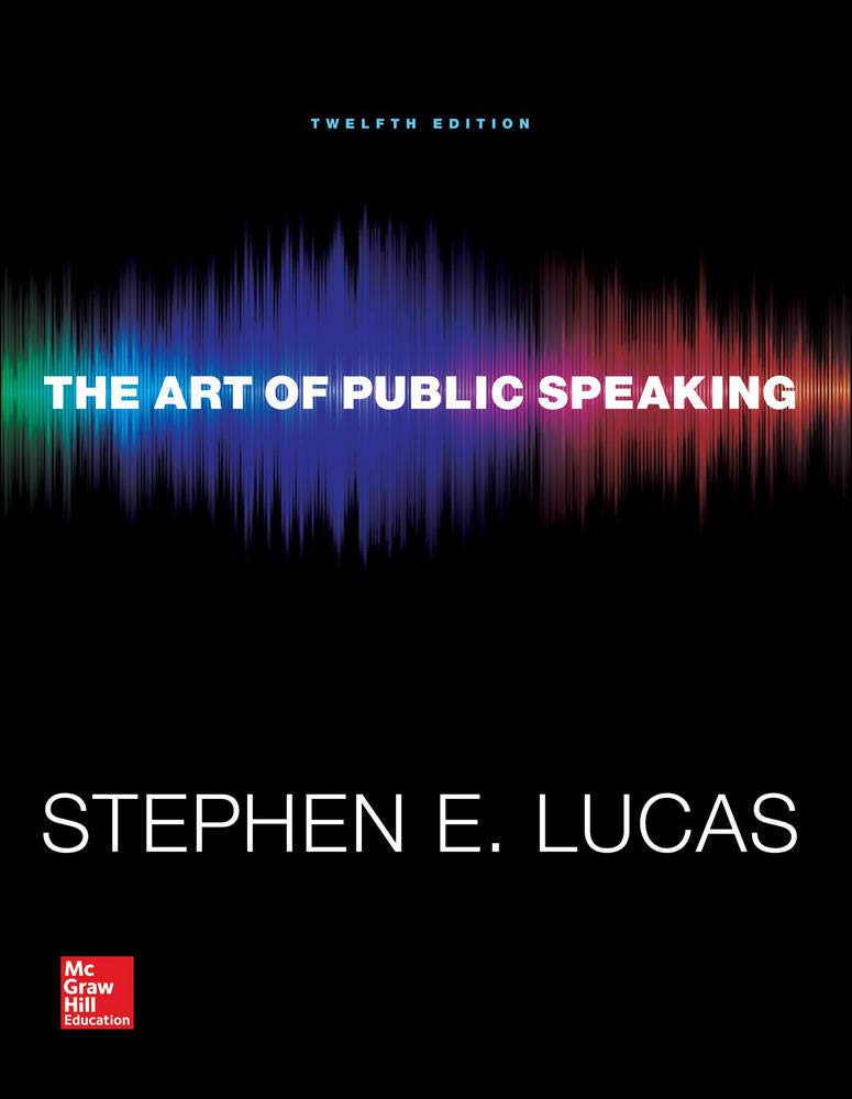 The Art of Public Speaking 12th Edition (Online Access) - Uni Textbook