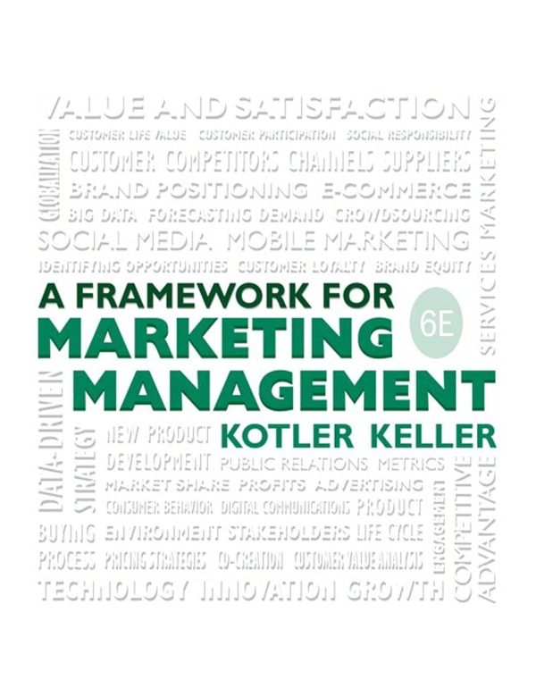 Framework for Marketing Management 6th Edition (Online Access)