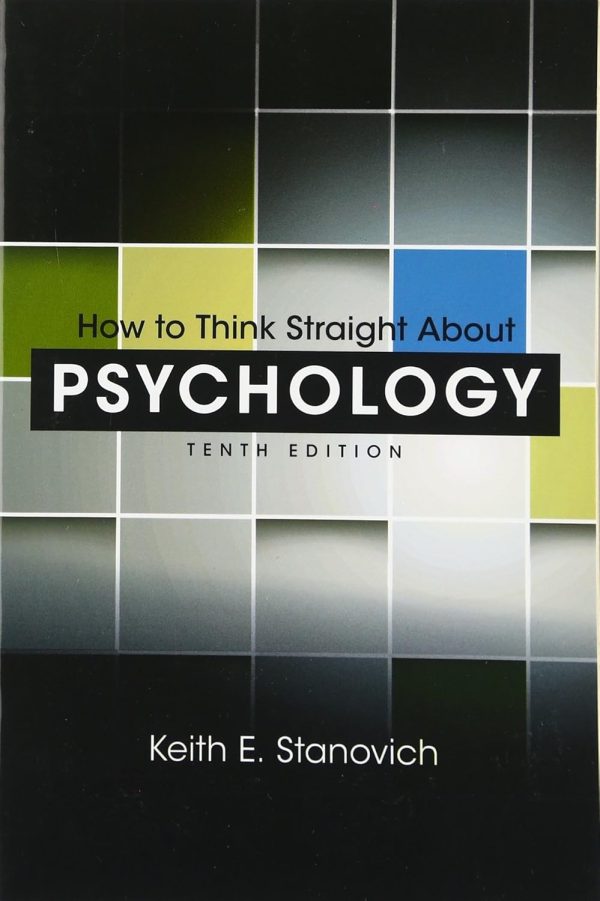 How to Think Straight About Psychology 10th Edition (Online Access)