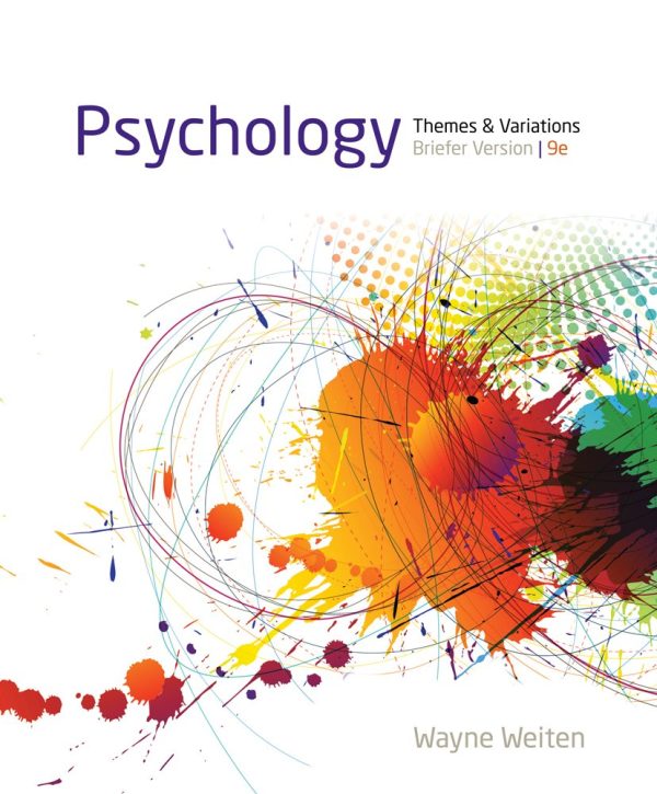 Psychology: Themes and Variations, Briefer Version 9th Edition (Online Access)