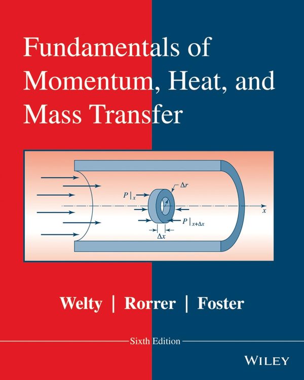 Fundamentals of Momentum, Heat, and Mass Transfer 6th Edition (Online Access)