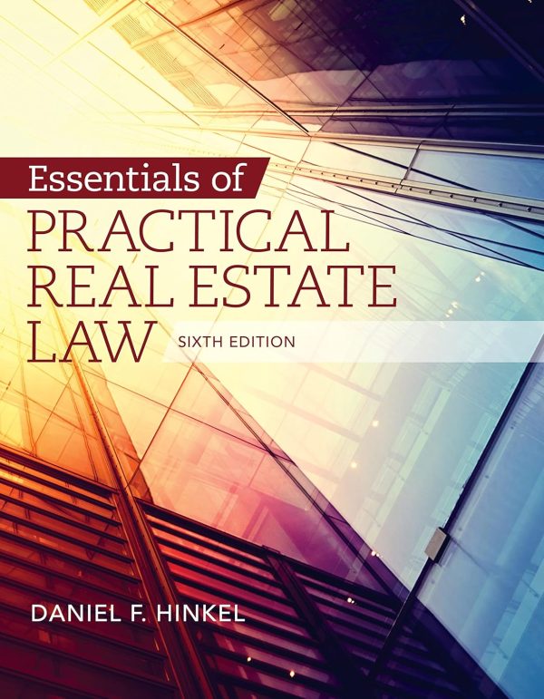 Essentials of Practical Real Estate Law 6th Edition (Online Access)