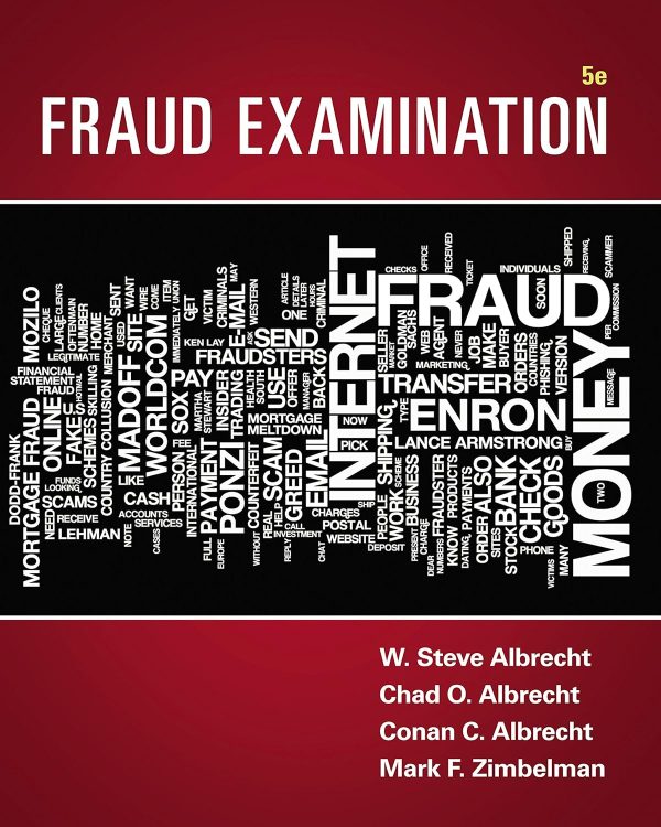 Fraud Examination 5th Edition (Online Access)