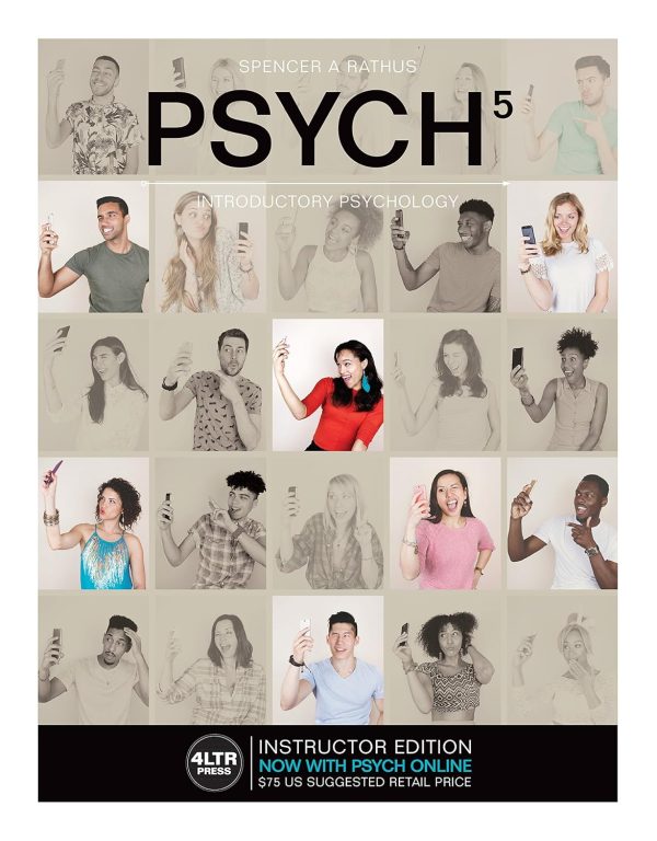 PSYCH 5, Introductory Psychology 5th Edition (Online Access)