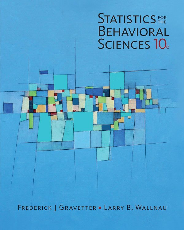 Statistics for The Behavioral Sciences 10th Edition (Online Access)