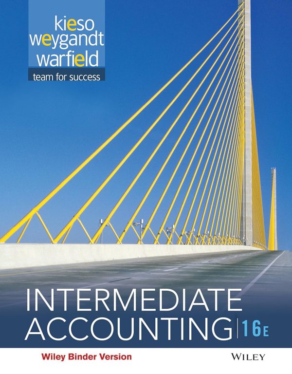 Intermediate Accounting 16th Edition (Online Access)