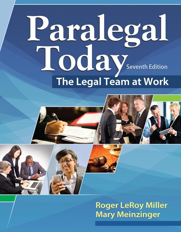Paralegal Today: The Legal Team at Work 7th Edition (Online Access)