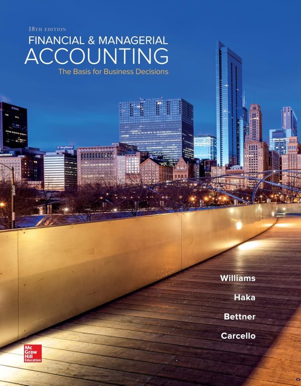 Financial & Managerial Accounting 18th Edition (Online Access)