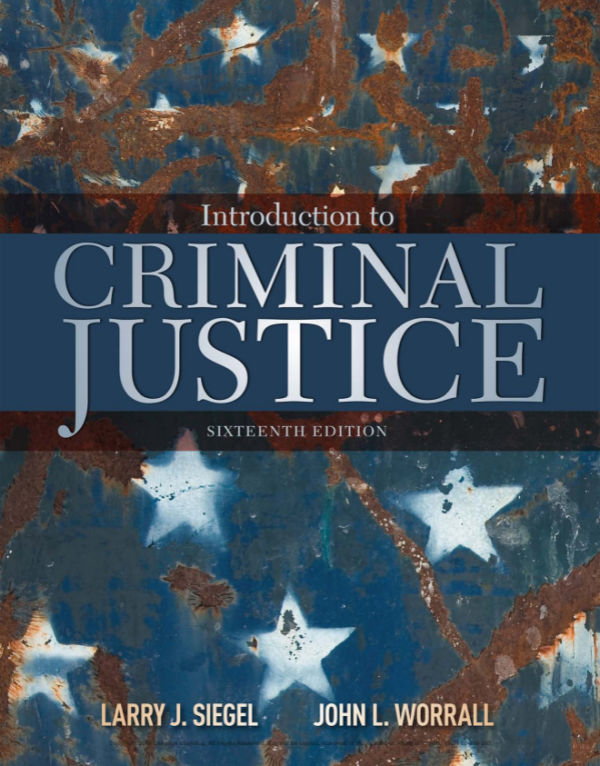 Introduction to Criminal Justice 16th Edition (Online Access)