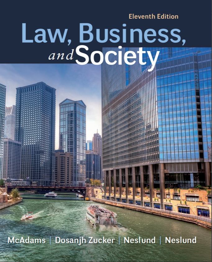 Law, Business and Society 11th Edition (Online Access) - Uni Textbook