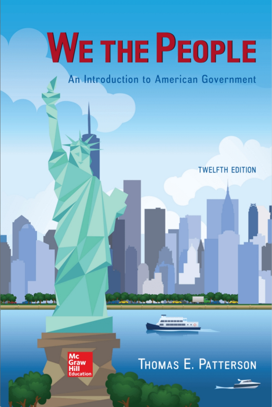 We The People: An Introduction to American Government 12th Edition (Online Access)