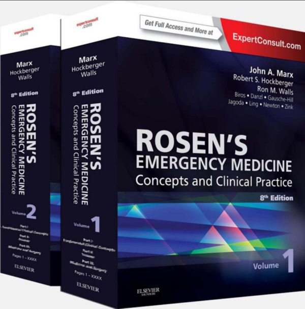 (2-Volume Set) Rosen's Emergency Medicine - Concepts and Clinical Practice 8th Edition (Online Access)