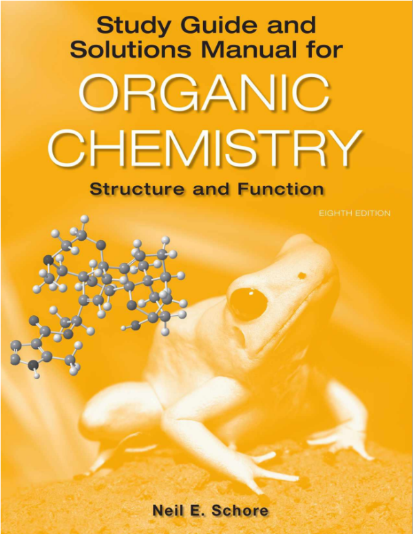 Study Guide and Solutions Manual for Organic Chemistry 8th Edition (Online Access)